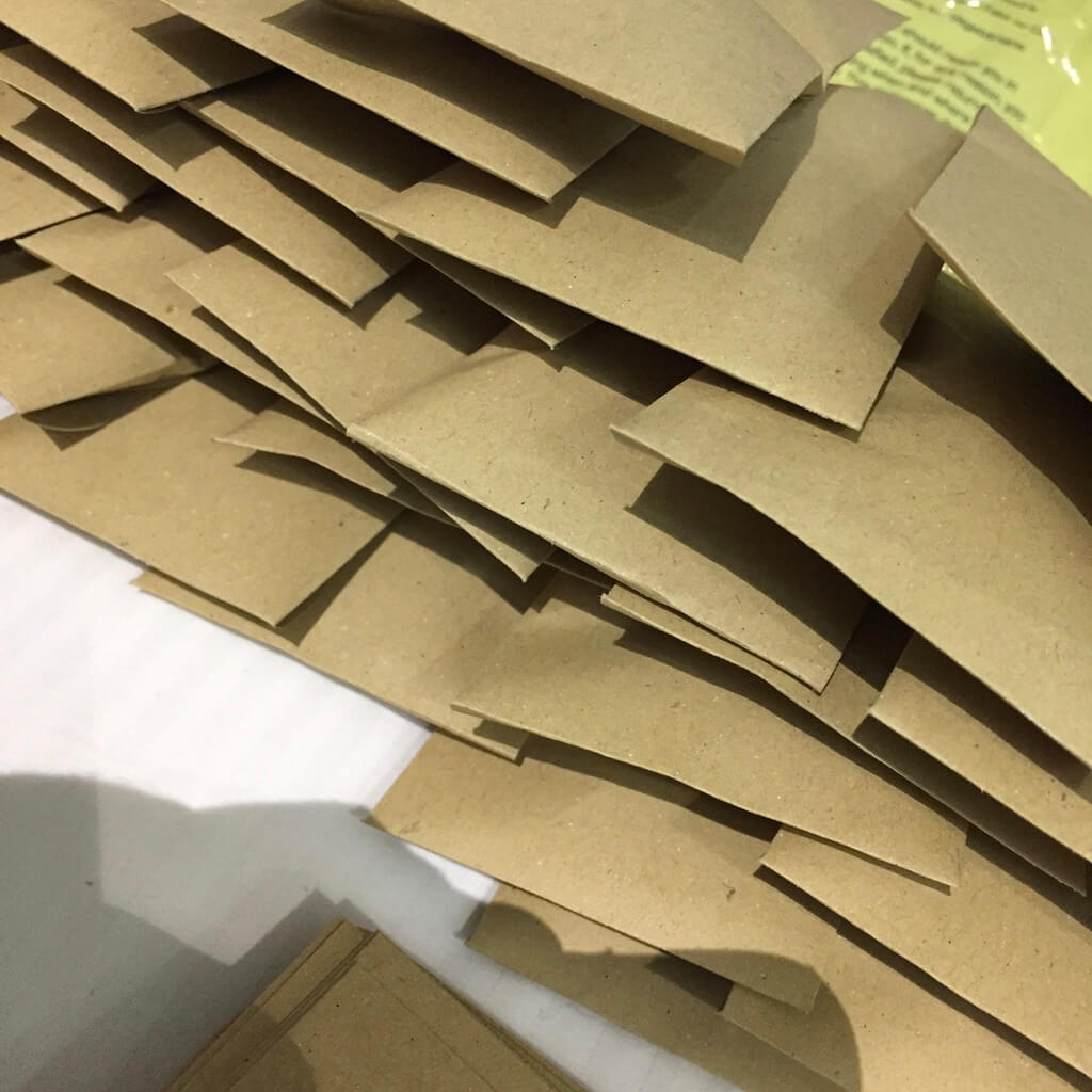 A pile of envelope for a creative copywriting exercise 