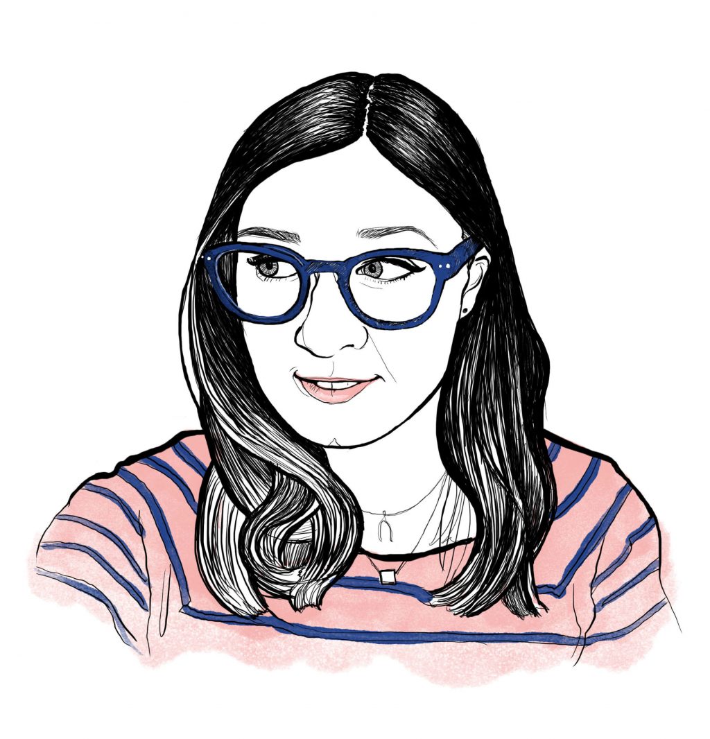 Freelance copywriter Ellen Holcombe