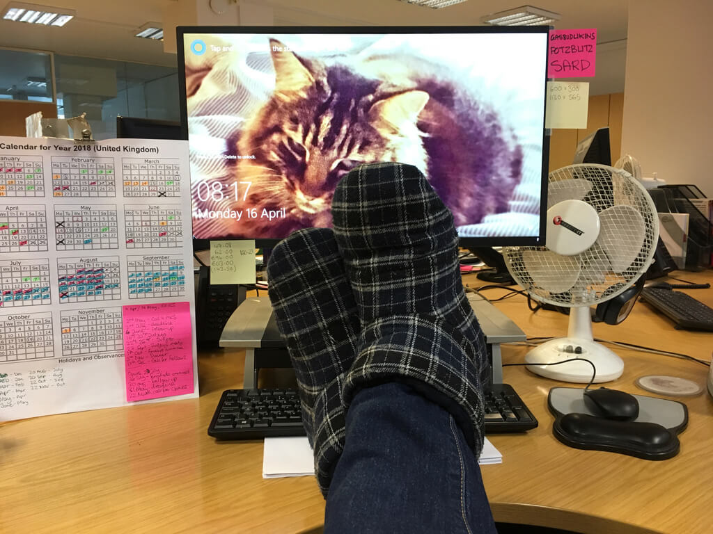 John MRS (1) John Bizzell at his writing desk at The Market Research Society in London