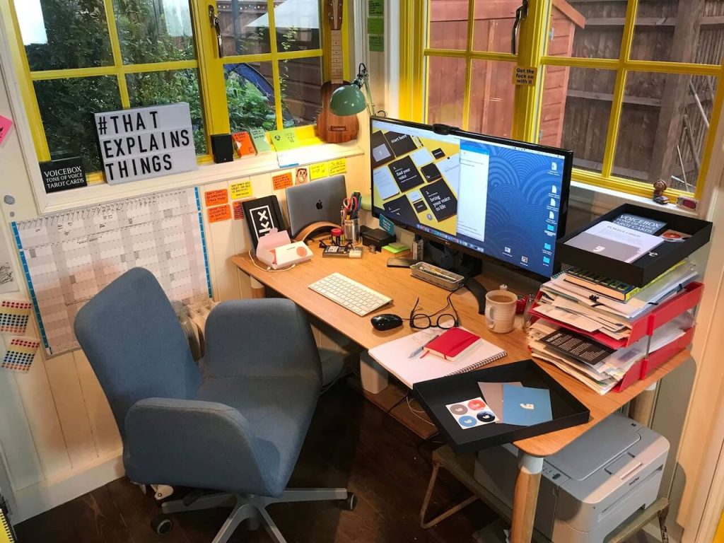 Nick Parker's Writing Desk 'when less grubby'