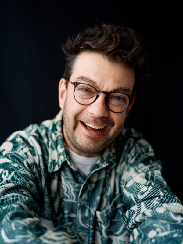 Lovely Nick Parker, smiling a lot